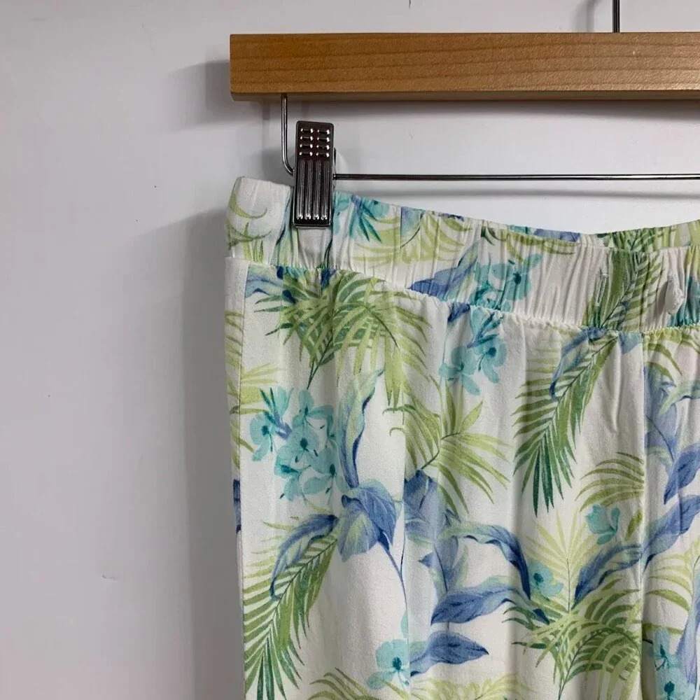 Tommy‎ Bahama Women Floral Tropical Straight Leg Elastic Pajama Pants Size XS - Picture 3 of 12
